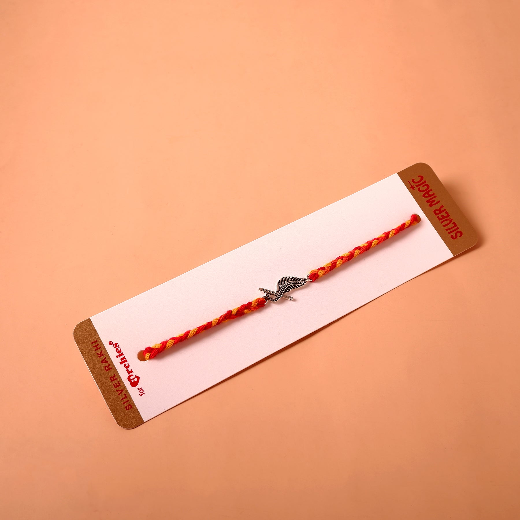 Lord Krishna Premium Silver Rakhi