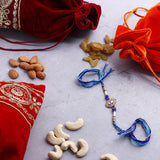 Evil Eye Protective Rakhi with Kaju Badam 100 GM