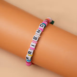 Colour Loop Fruit Bead Friendship Bracelet