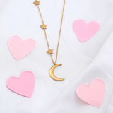 Luna Stella Golden Chain Pendant