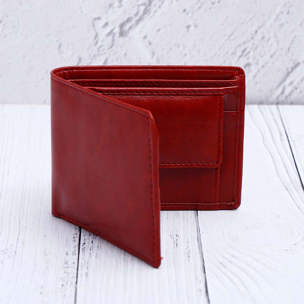 Rusted Brown Wallet Pen Keychain Gift Set
