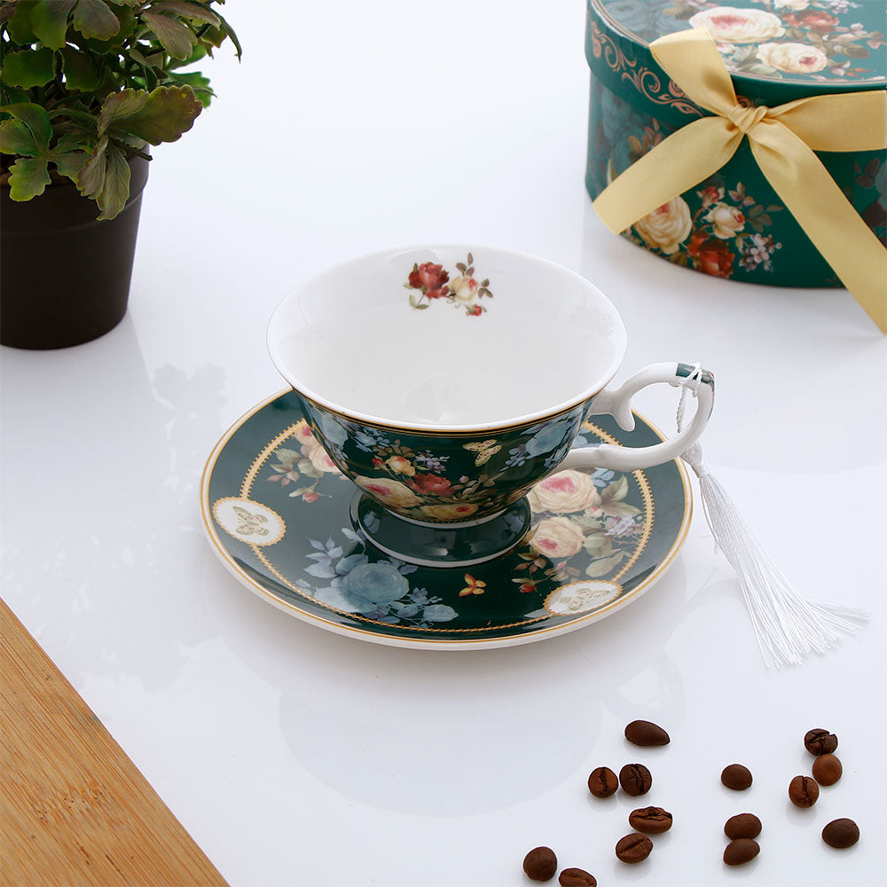 Green Vintage Tea Set 