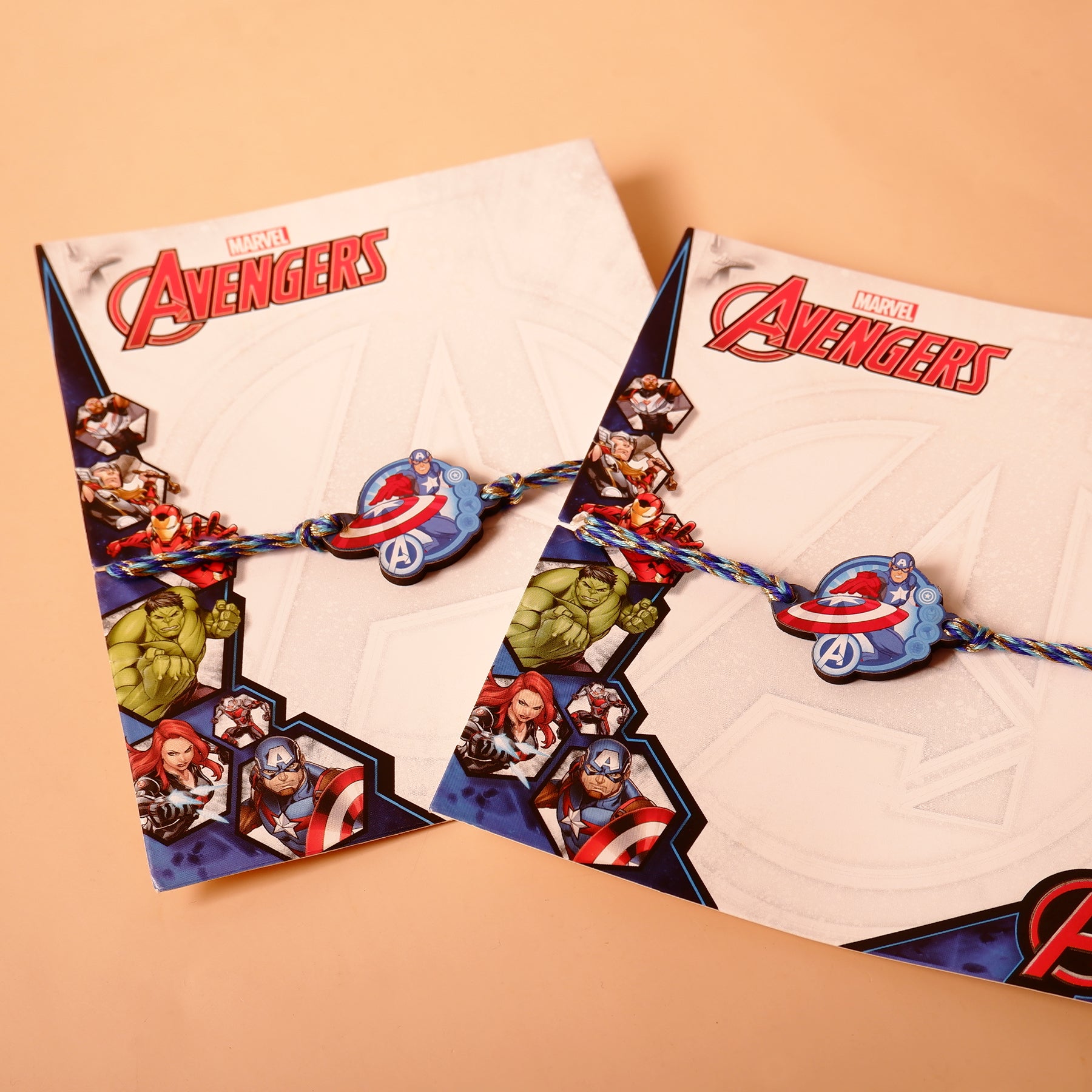 Avengers Captain America Rakhi with Ferrero Rocher - 50 GM