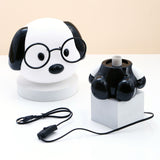 White Puppy Night Light Kids Lamp
