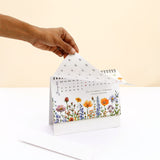 Blooms 2026 Desk Top Calendar With Envelope