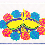 Artistic Diwali Seasons Greeting Card Pack Of 10