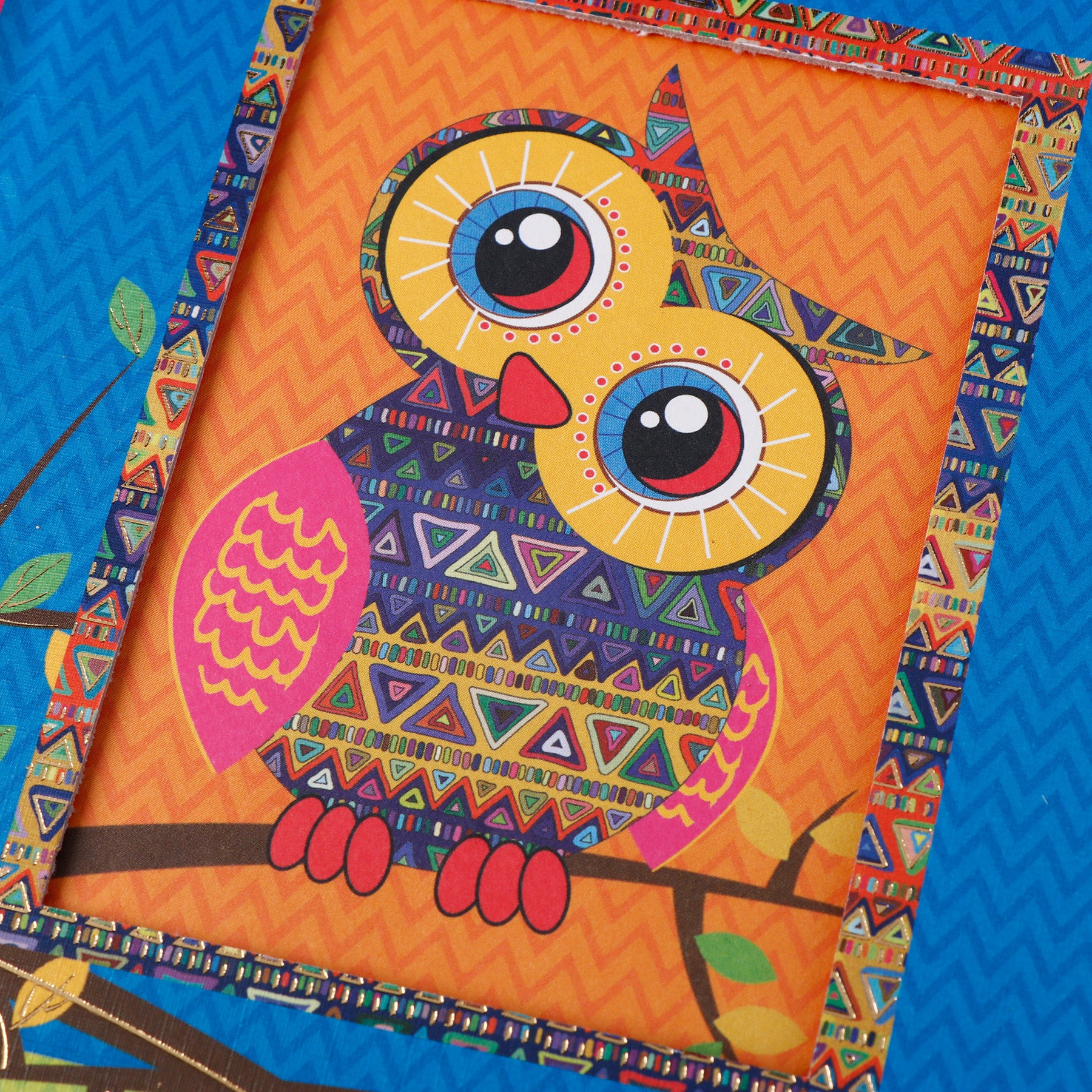 Desi Archies Owl on Branch Notebook