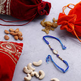 Protective Evil Eye Premium Rakhi with Kaju Badam 100 GM