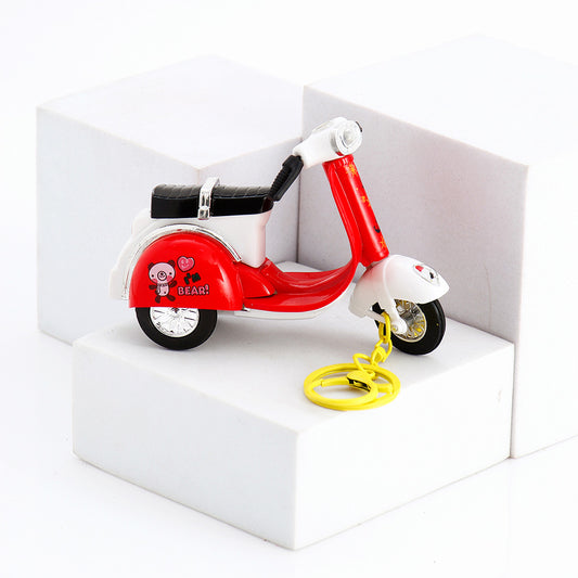 Red Two Wheeler Keychain