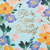 Green Floral Pattern Notebook