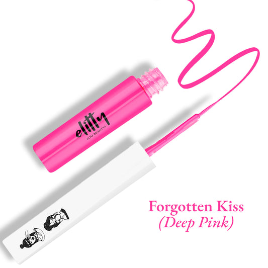 Elitty Deep Pink Matte Pop Coloured Eyeliner - Forgotten Kiss (4ml)