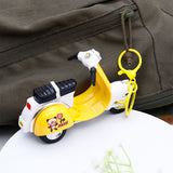 Yellow Two Wheeler Keychain