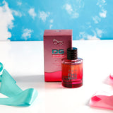 Pink Teddy Gift Set with Dream Girl Perfume and Greeting Card