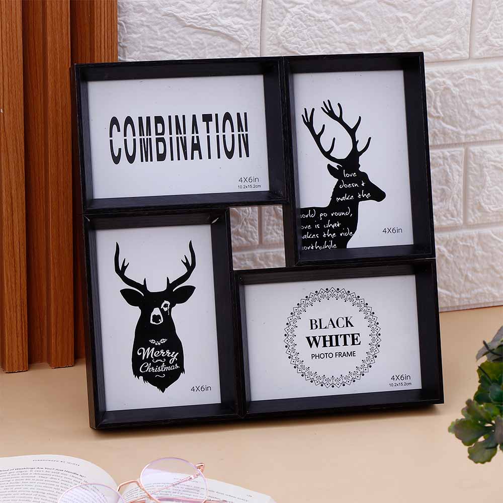 Midnight Black Multi-Space Photo Frame