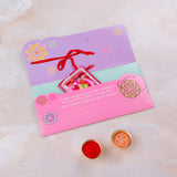 For Loving Brother Rakhi mailer with Roli chawal and Envelope Pack of 3