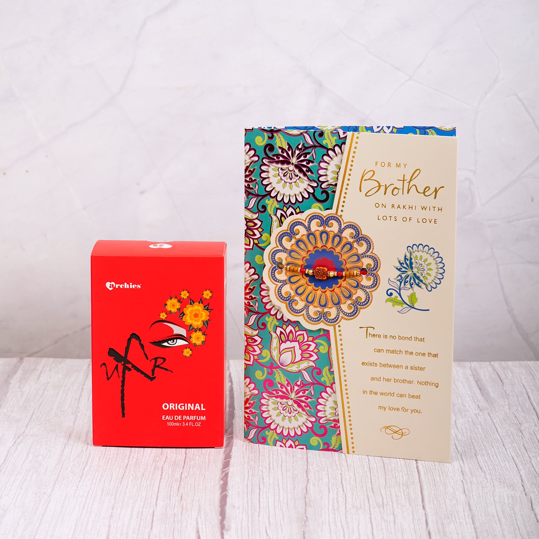 Uxr Perfume with Brother Greeting Card