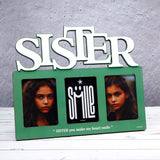 Sister Quoted Wooden Photo Frame
