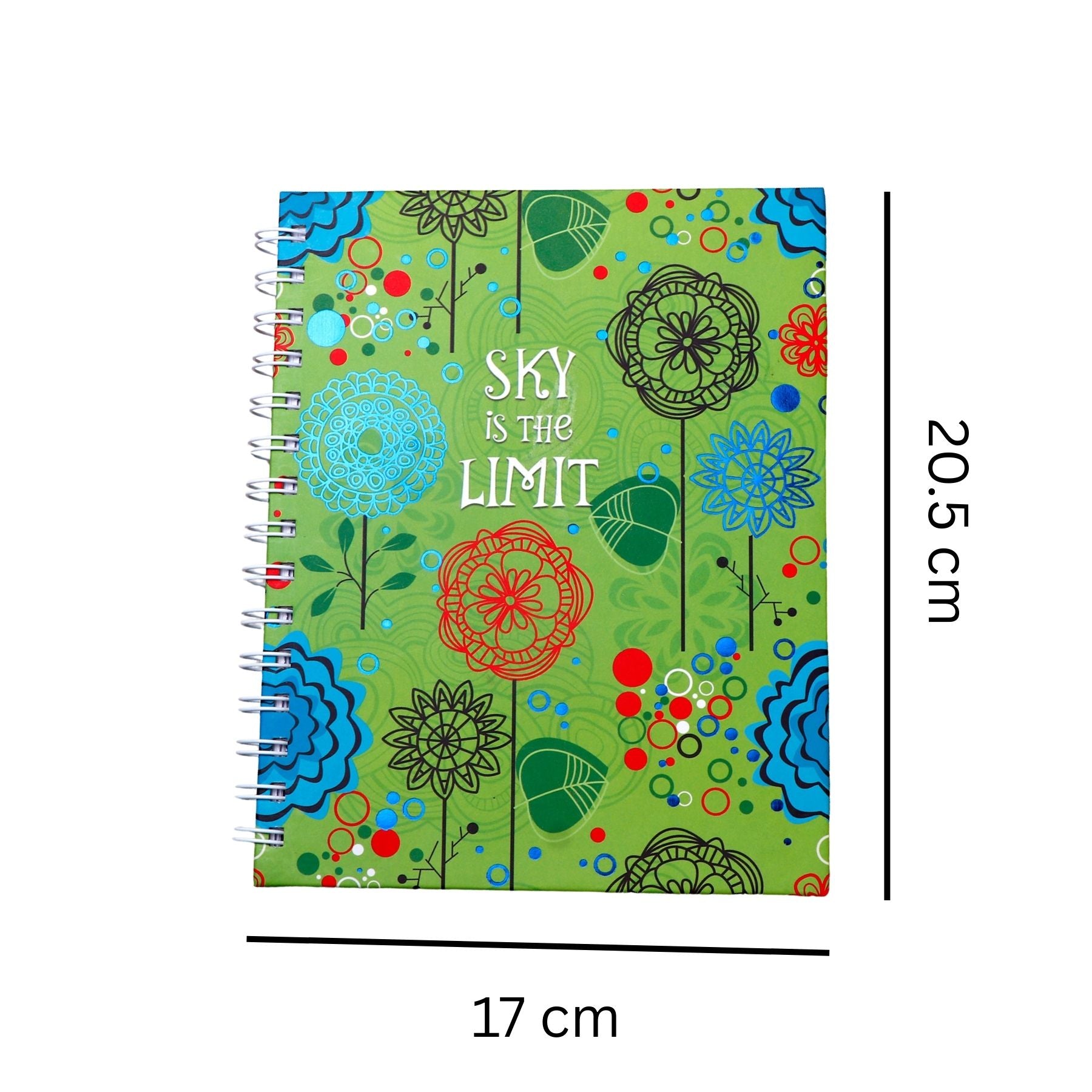 Sky is the Limit Quoted Spiral Notebook