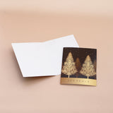 Pack Of 10 Joy and Peace Seasons Greeting Card