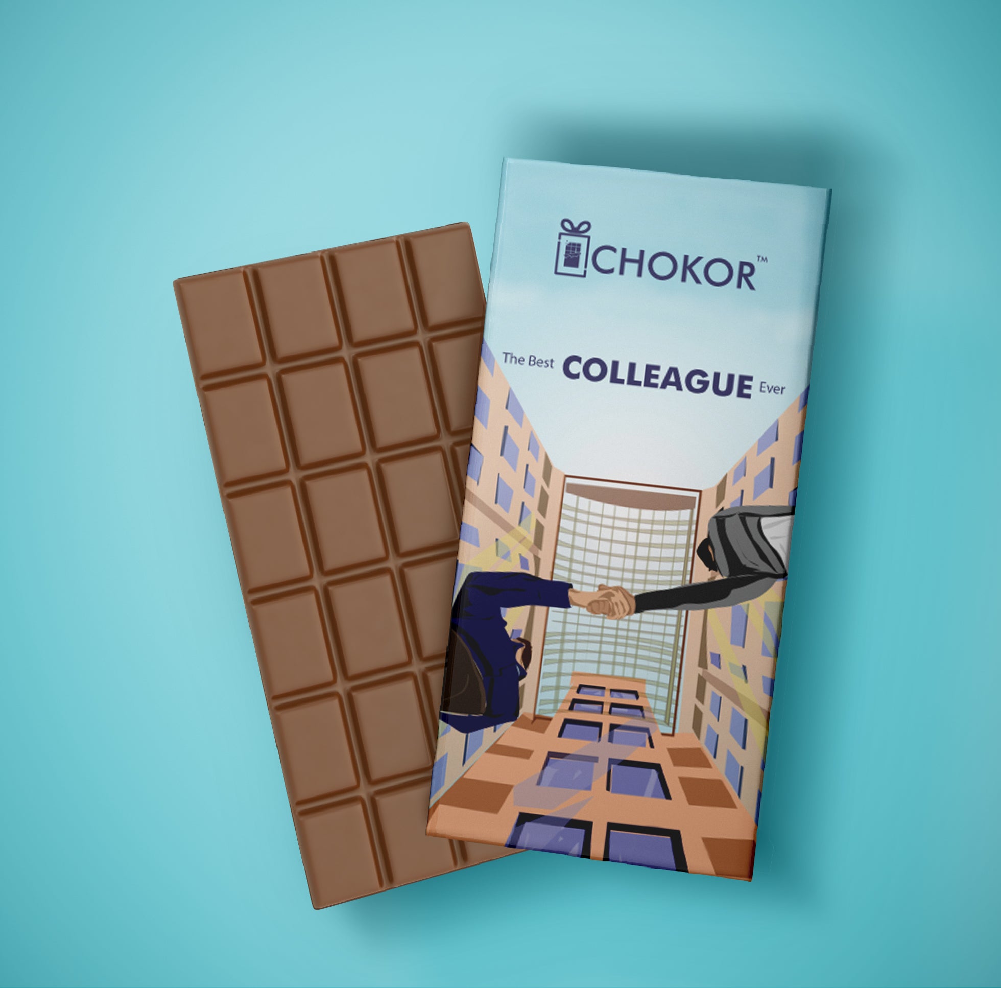CHOKOR Best Colleague - White Chocolate Bar