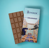 CHOKOR Best Colleague - White Chocolate Bar