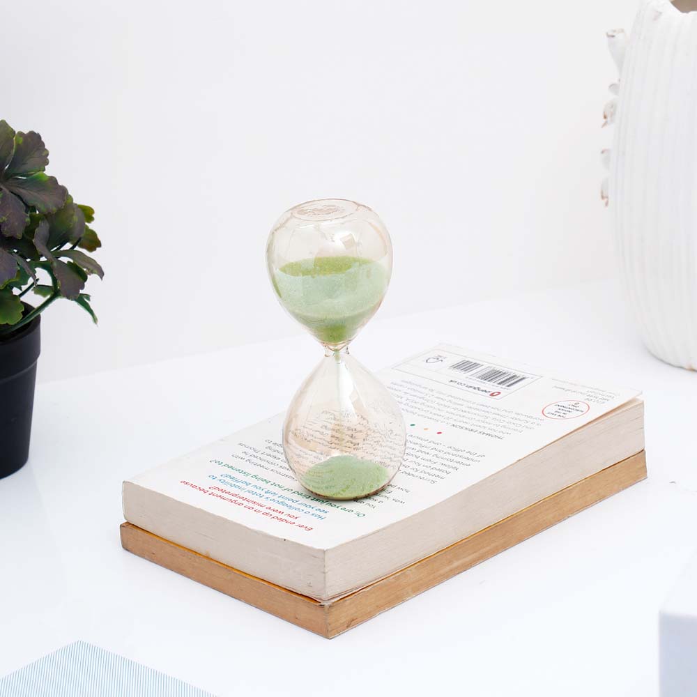 Green Sand Hour Glass
