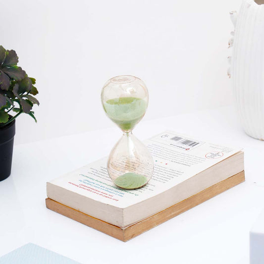 Green Sand Hour Glass