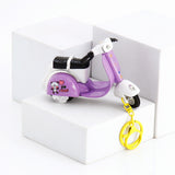 Purple Two Wheeler Keychain