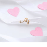 Celest Golden Earcuffs