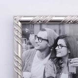 Silver Plated Bordered Engraved Photo Frame