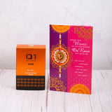 Musk Perfume with Best Wishes Rakhi Greeting Card