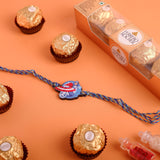 Avengers Captain America Rakhi with Ferrero Rocher - 50 GM