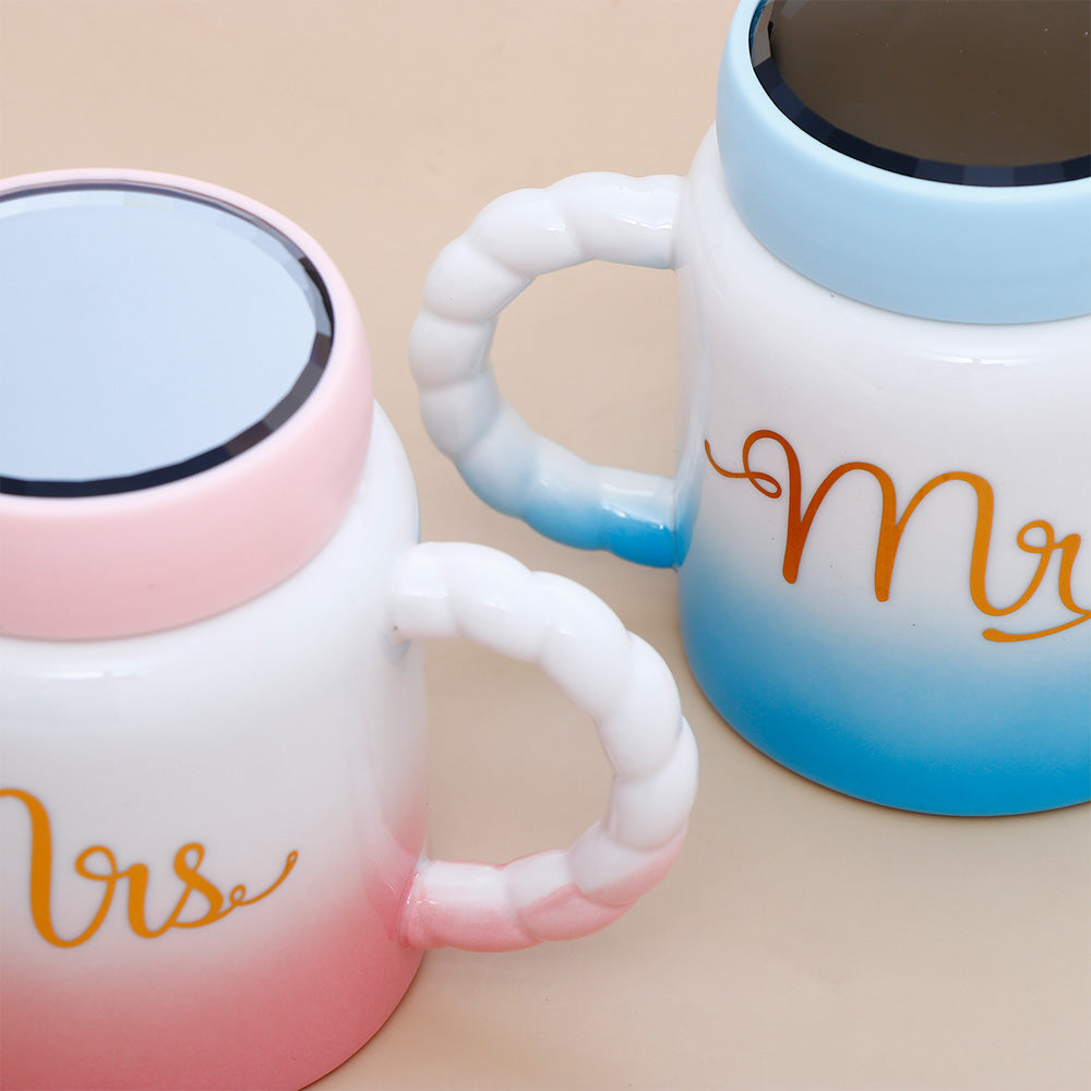 Mr. and Mrs. Quoted Couple Mugs