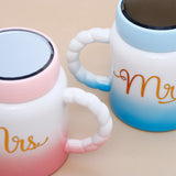Mr. and Mrs. Quoted Couple Mugs