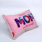 Archies "The Best Mom in the World" Soft Pink Cushion for Moms 