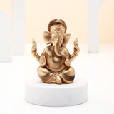 Golden Ganesha Blessings Idol