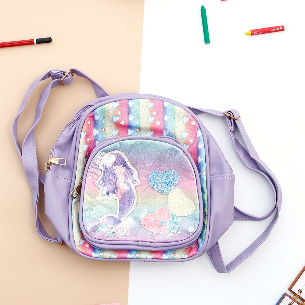 Purple Mermaid Kids Bag