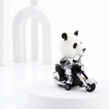 Panda Bike Ride Keychain