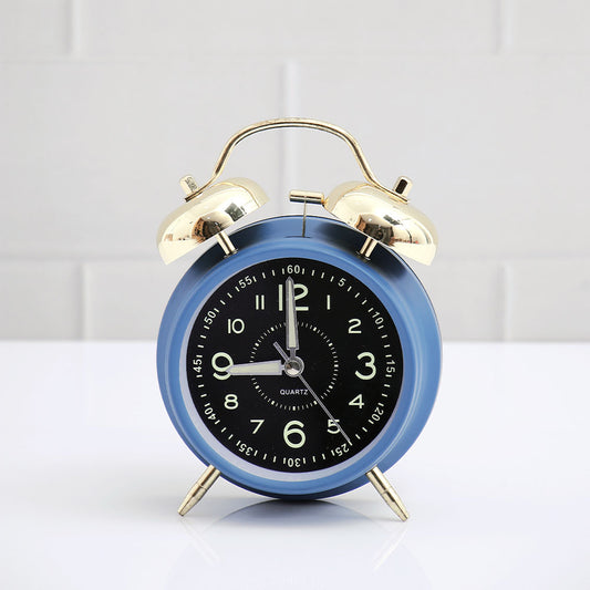 Blue Twin Bell Alarm Clock