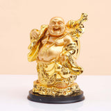 Blissful Golden Laughing Buddha