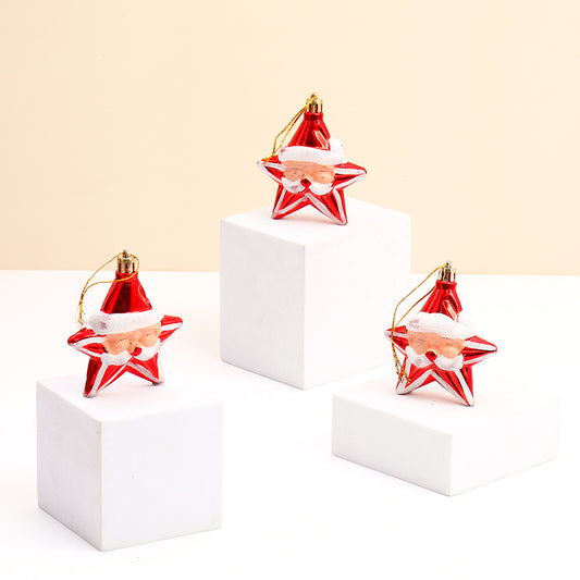 Pack of 3 Santa Stars