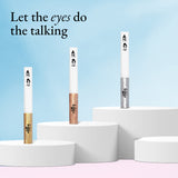 Elitty All That Glitters Waterproof Liquid Eyeliner Combo | Pack of 3 Glitter (Silver, Golden, Copper-Dark Rose Gold) Shades | Long Lasting | 4 ML Each