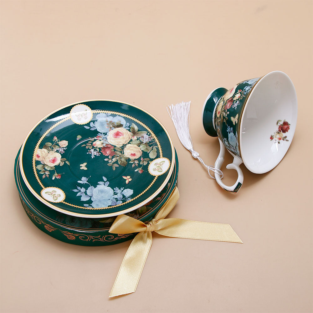 Green Vintage Tea Set