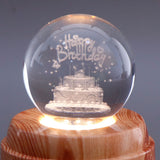 Happy Birthday Crystal Ball Lamp