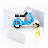 Blue Two Wheeler Keychain