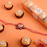 Iron man Rakhi with Ferrero Rocher - 50 GM