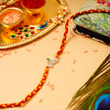Krishna Premium Silver Rakhi