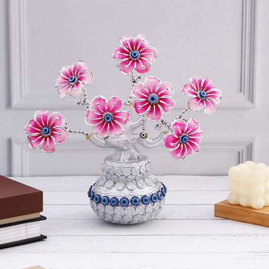 Sakura Blooms Evil Eye Vase