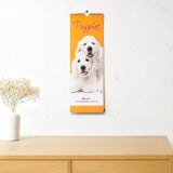 Puppies 2025 Wall Calendar With Envelope