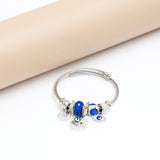 Evil Eye Charms Silver Bracelet